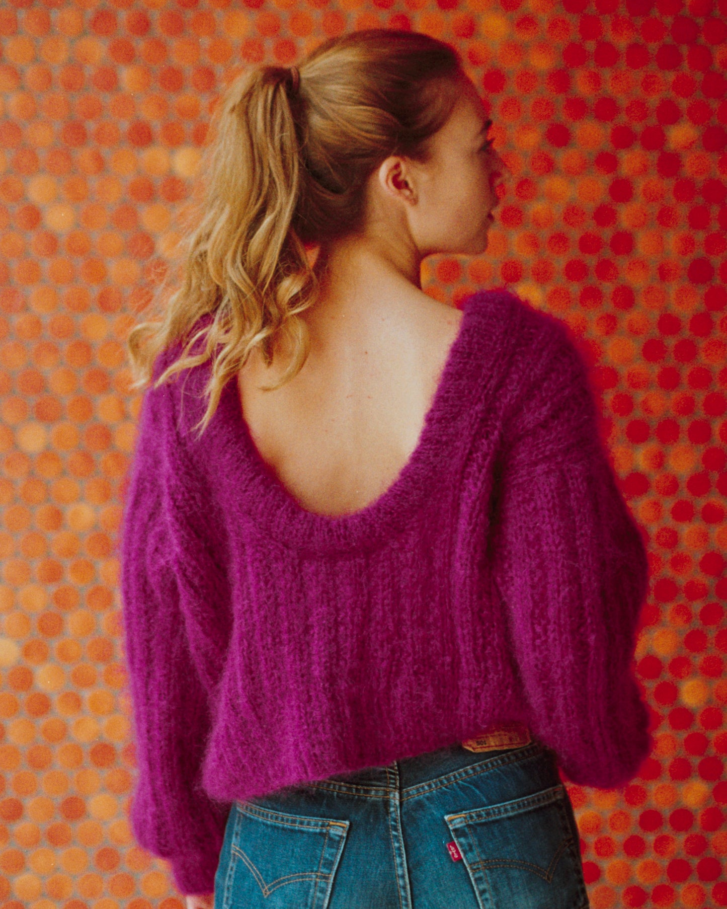 BANDOL purple sweater