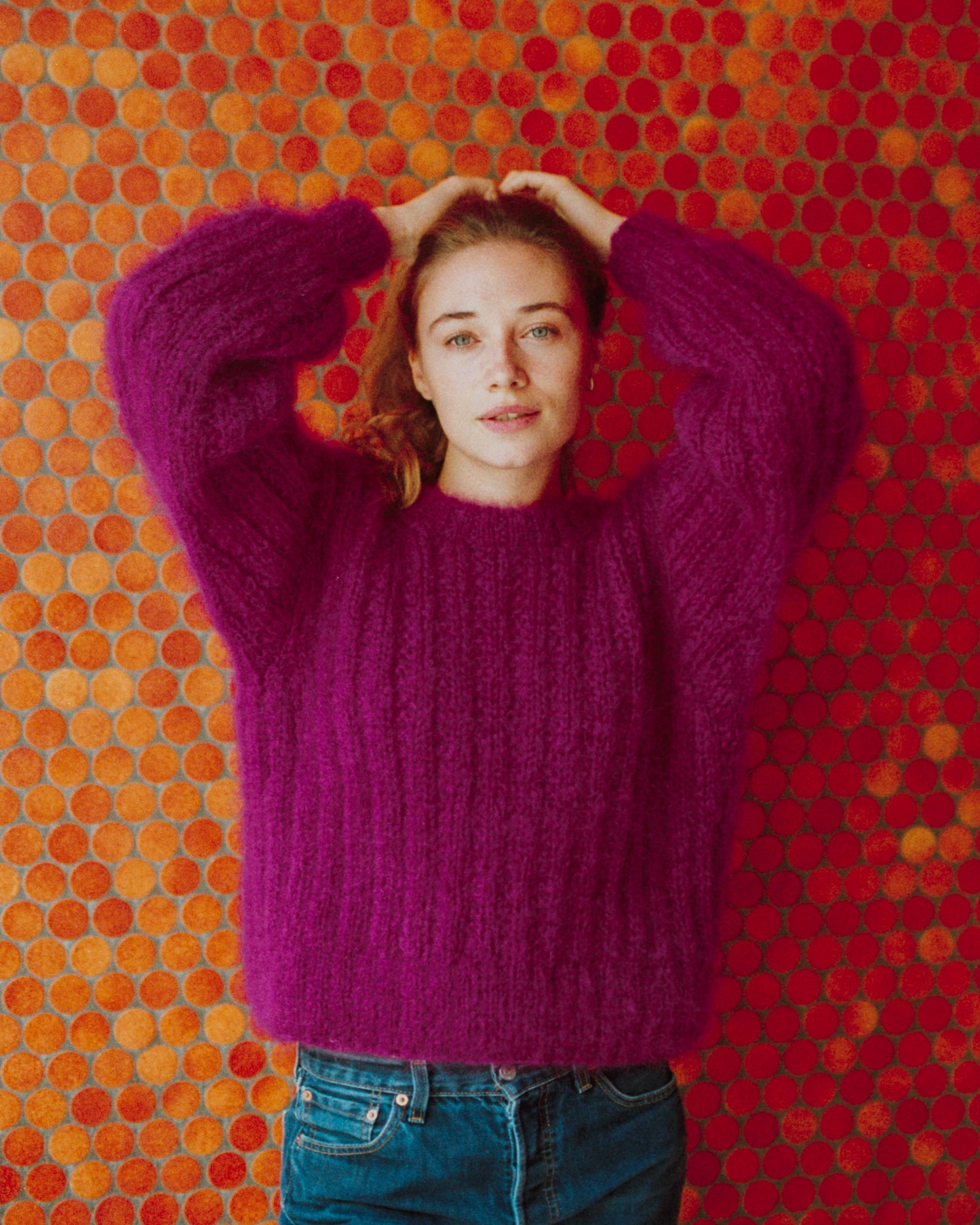 BANDOL purple sweater
