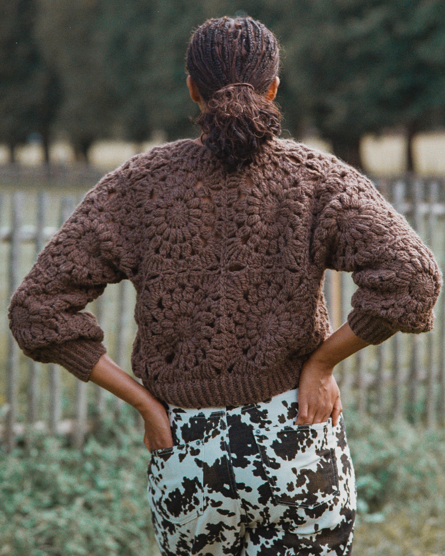 CARDIGAN GARRIGUE BRUN