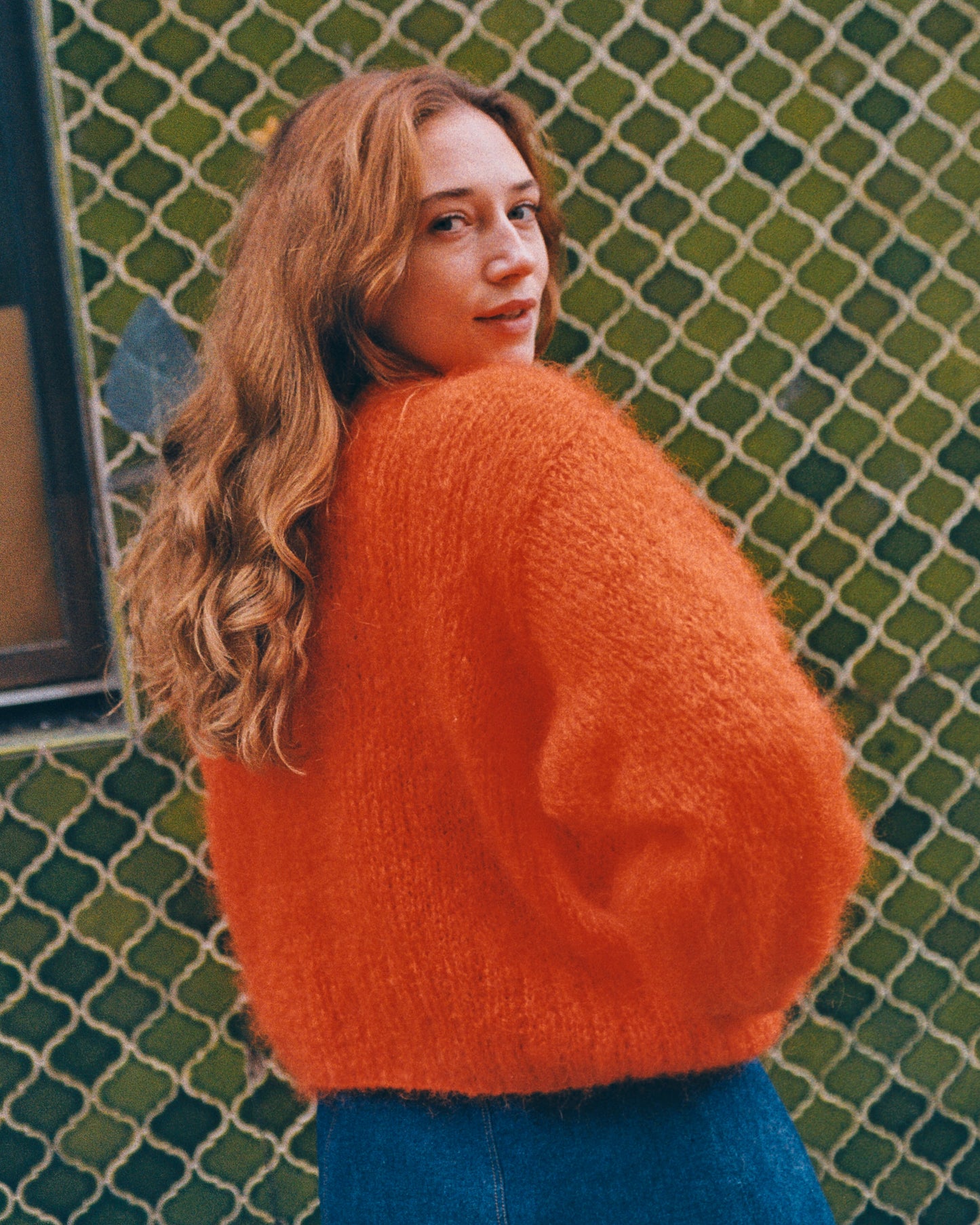 BAHIA orange sweater