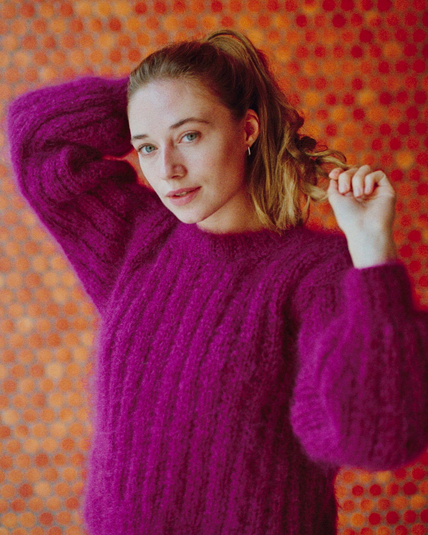 BANDOL purple sweater