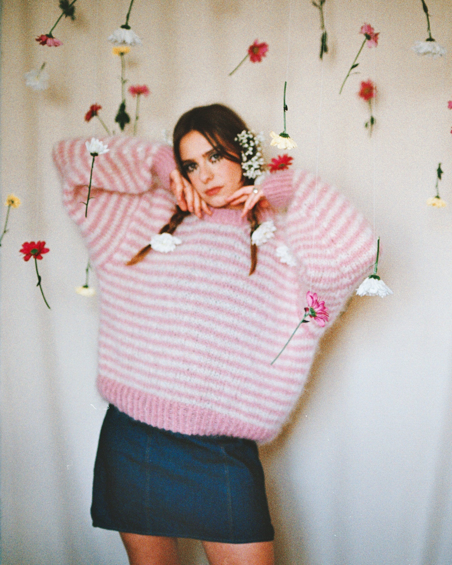 BETHEL pink sweater