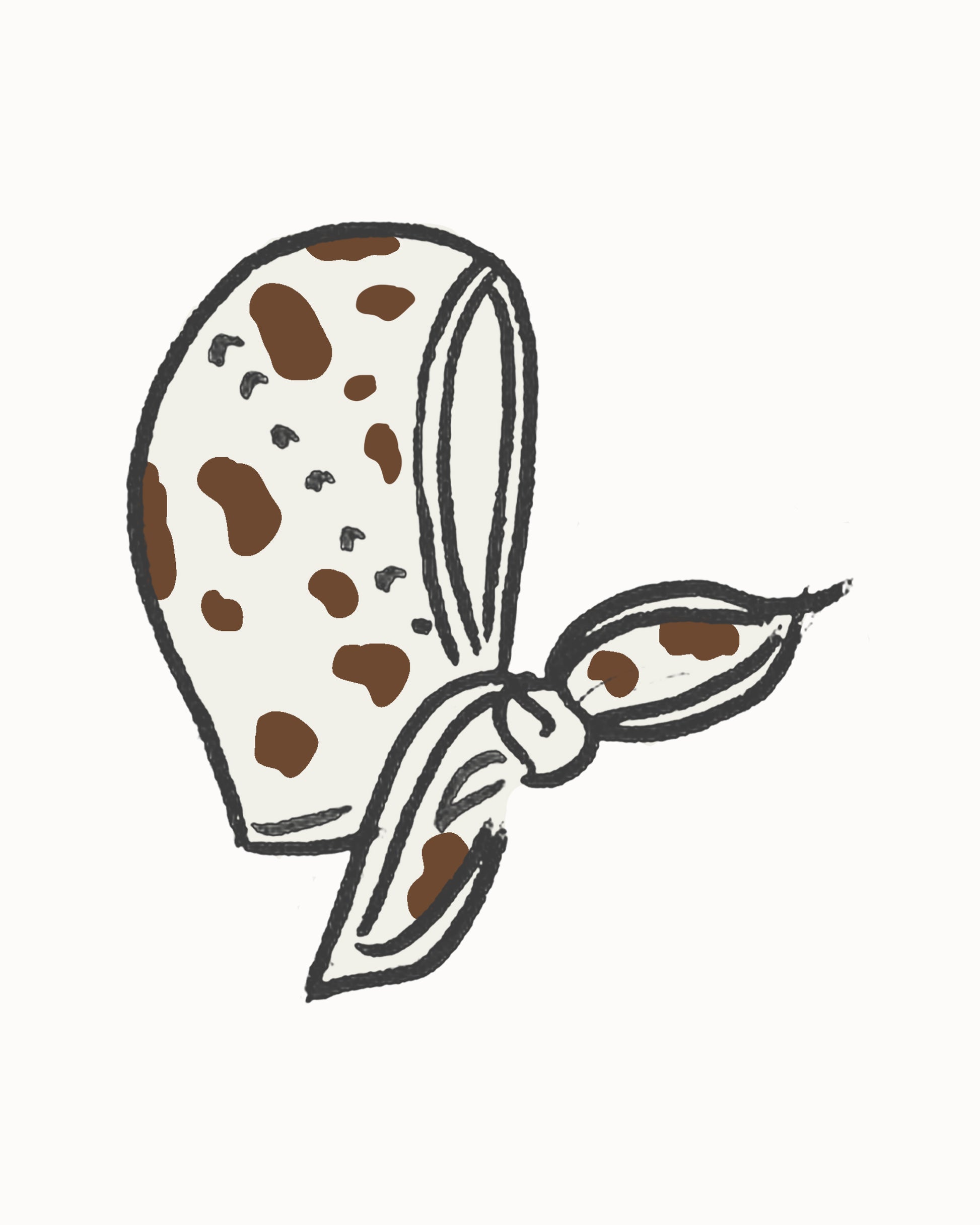 CAGOULE CÉVENNES COW PRINT