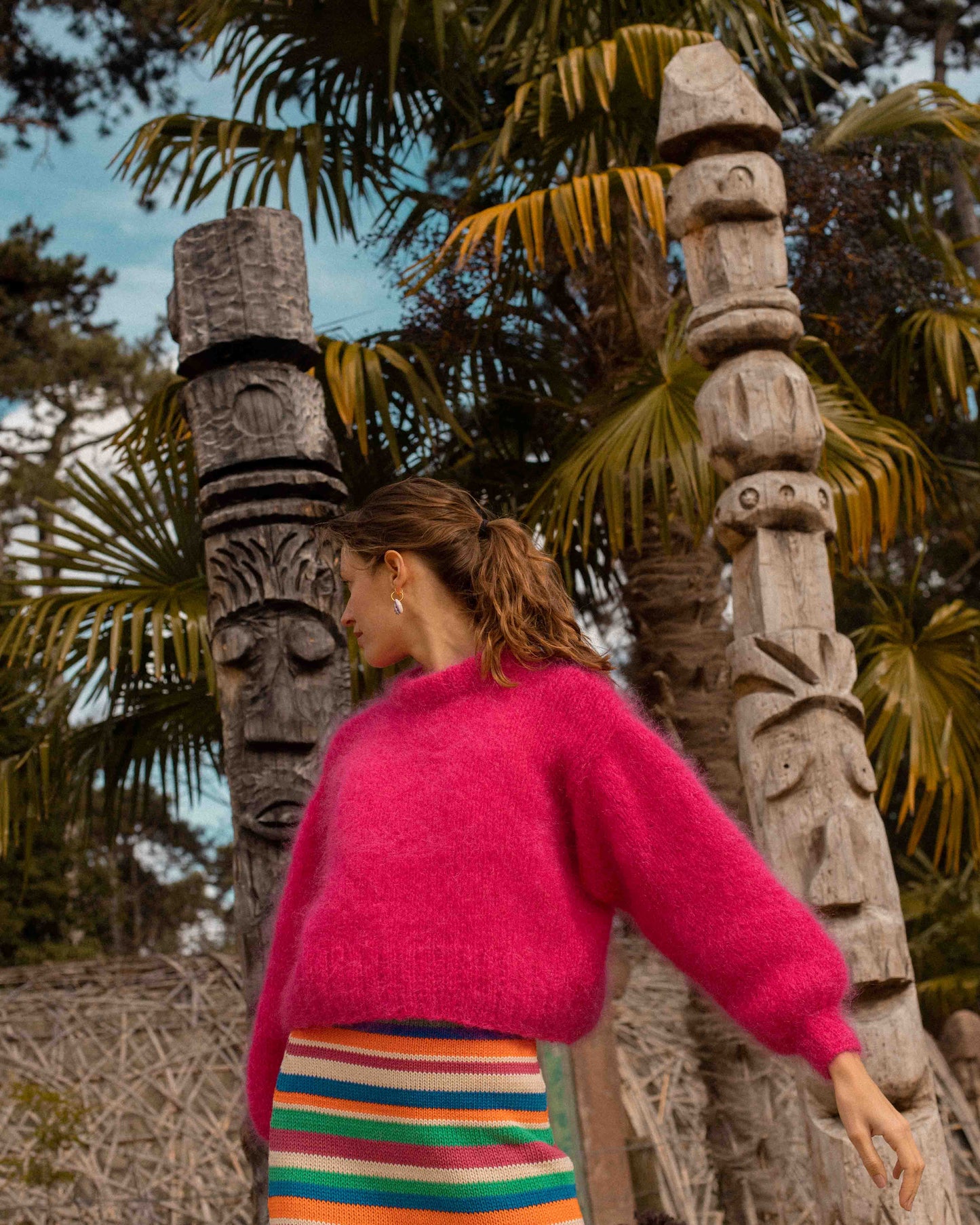 BAHIA pink sweater